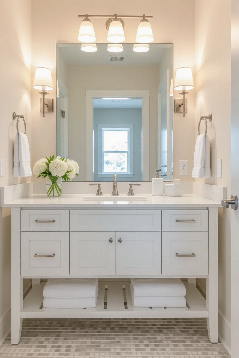 Sizing Up Style: The Bathroom Vanity Mirror Size Guide