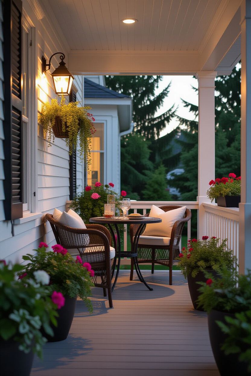 Small Front Porch Decorating Ideas for Big Impact