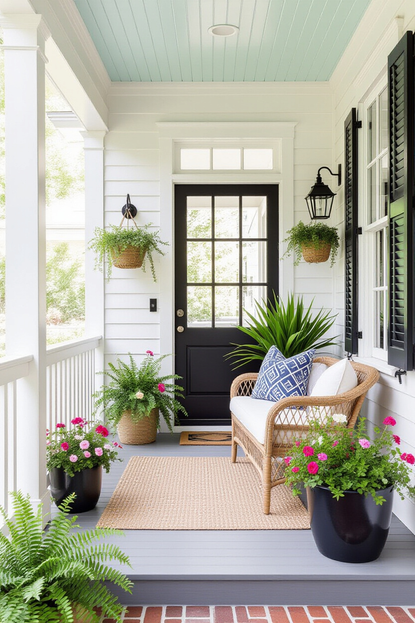 Small Front Porch Decorating Ideas for Maximum Impact