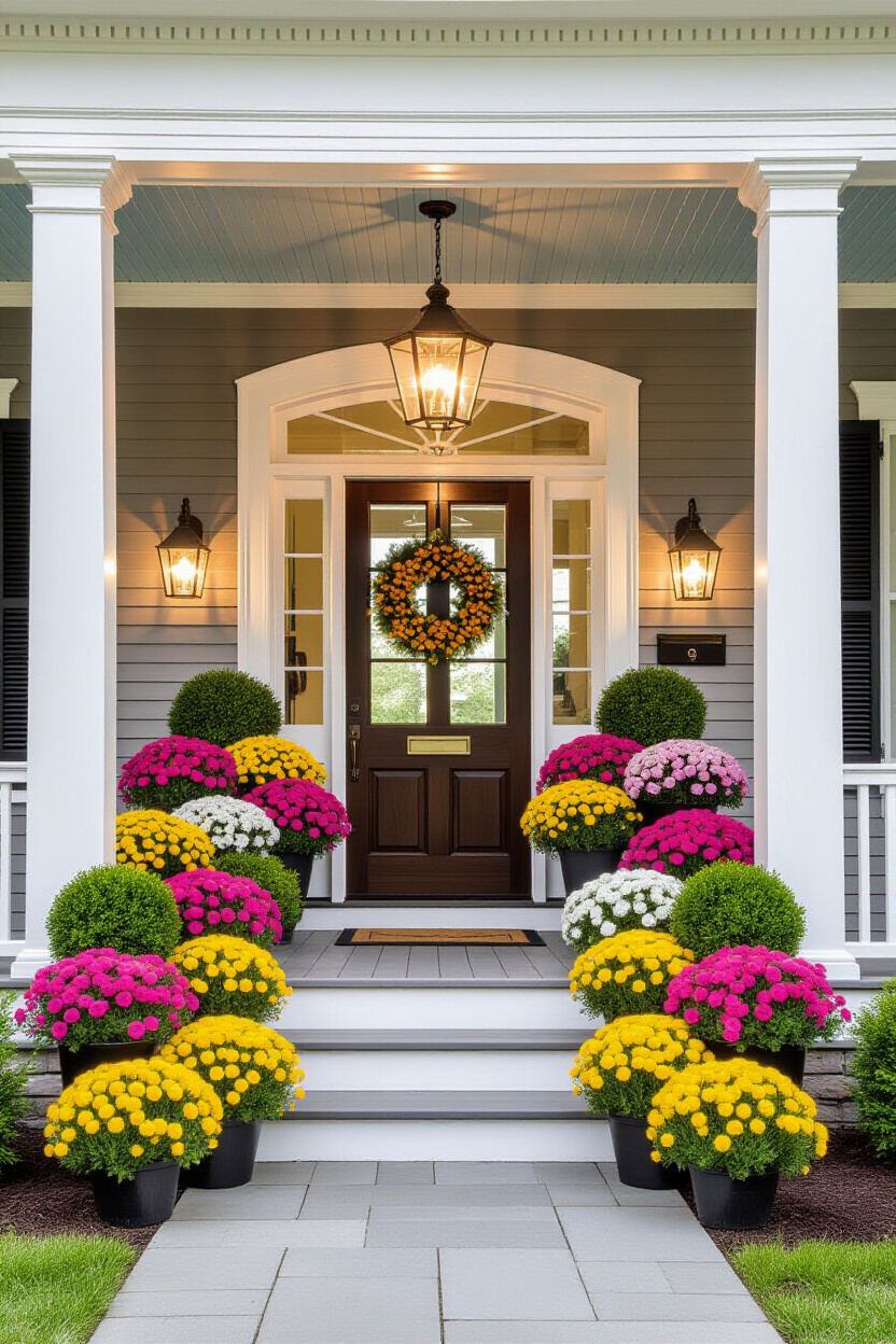 Spring Front Porch Decor Entrance: A Grand Welcome