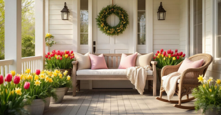 Get the Look: 25 Cozy Spring Front Porch Decor Designs
