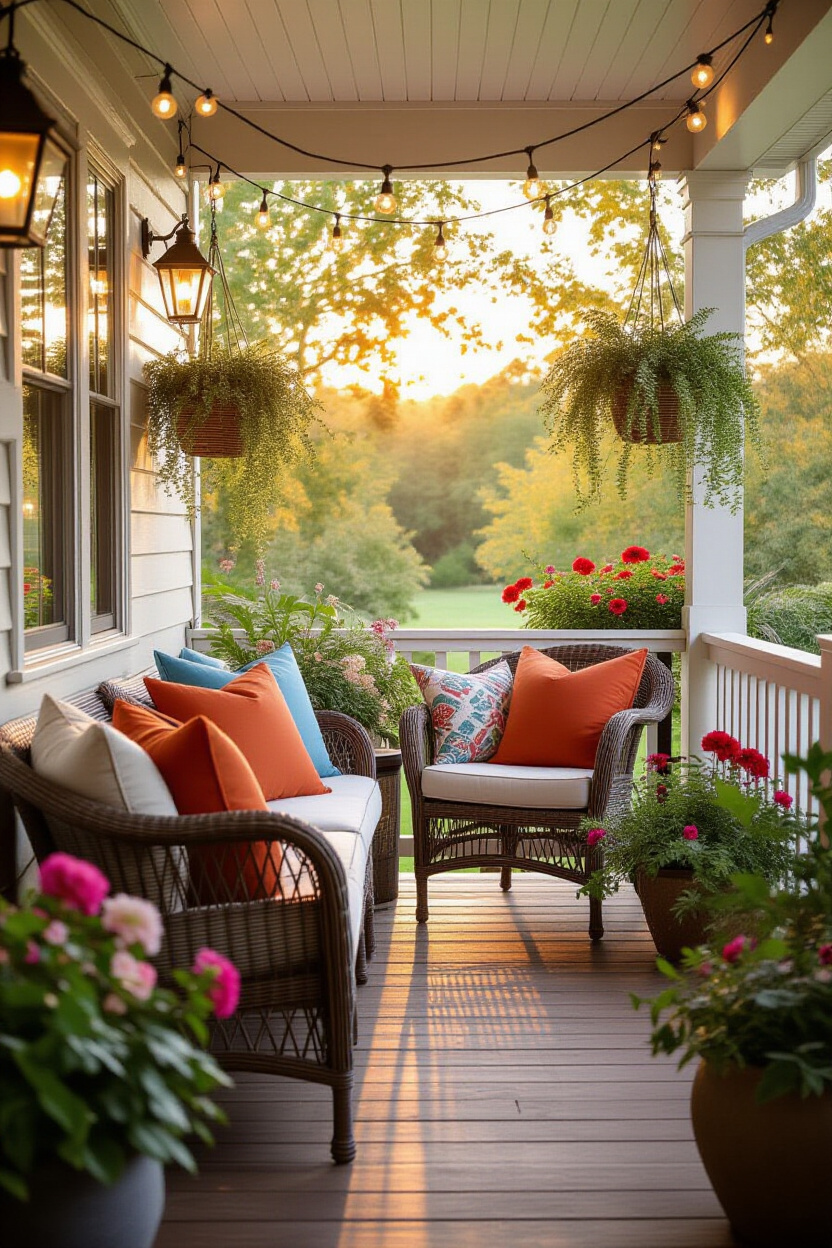 Spring Porch Decorating Ideas for Outdoor Living