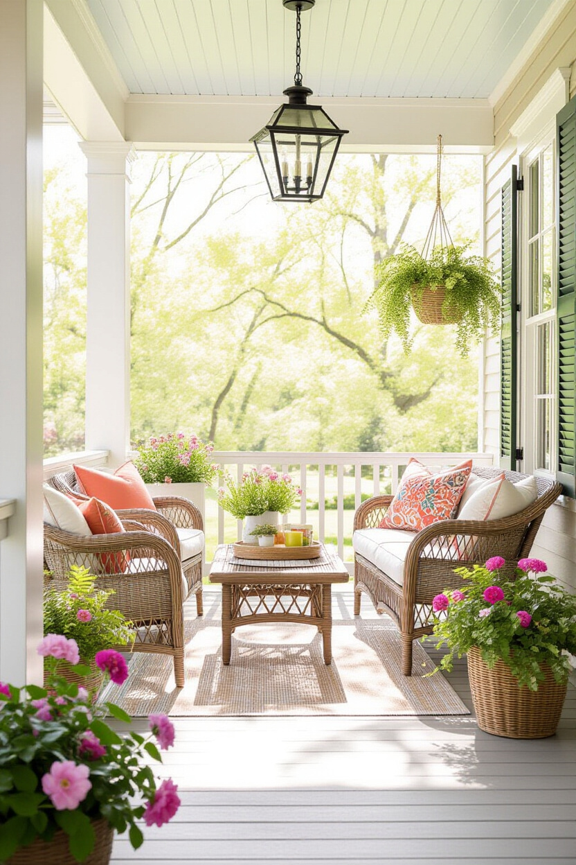 Spring Summer Front Porch Decor for Extended Charm