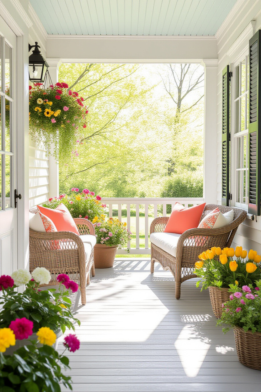 Spring Summer Front Porch Decor: Transitioning Your Style
