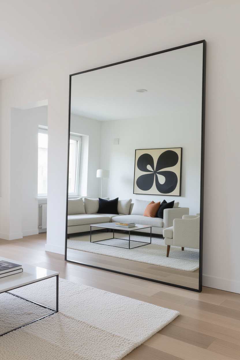 The Aesthetic Appeal of Large Mirrors in Your Living Space