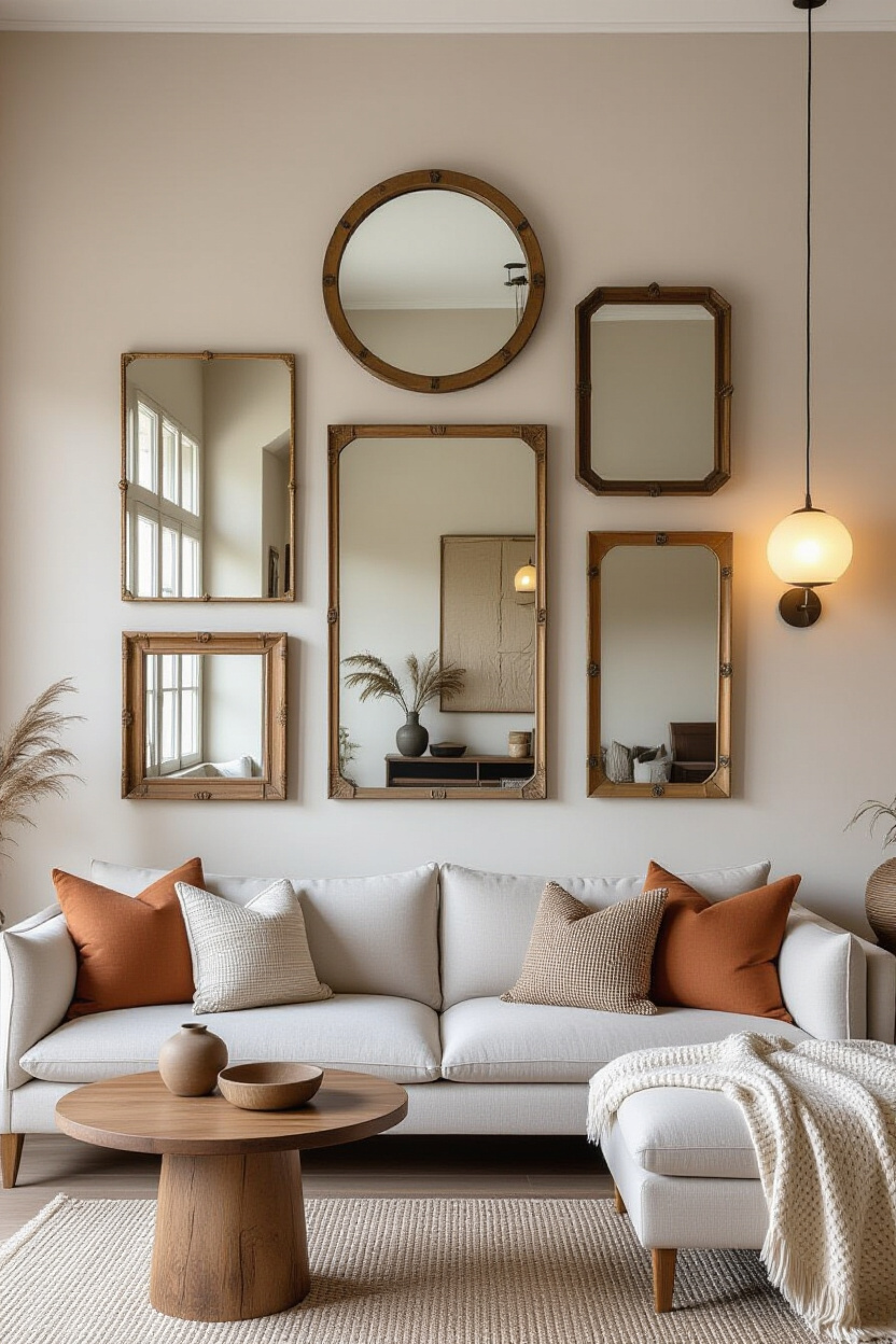 The Charm of Rustic Mirror Wall Decor
