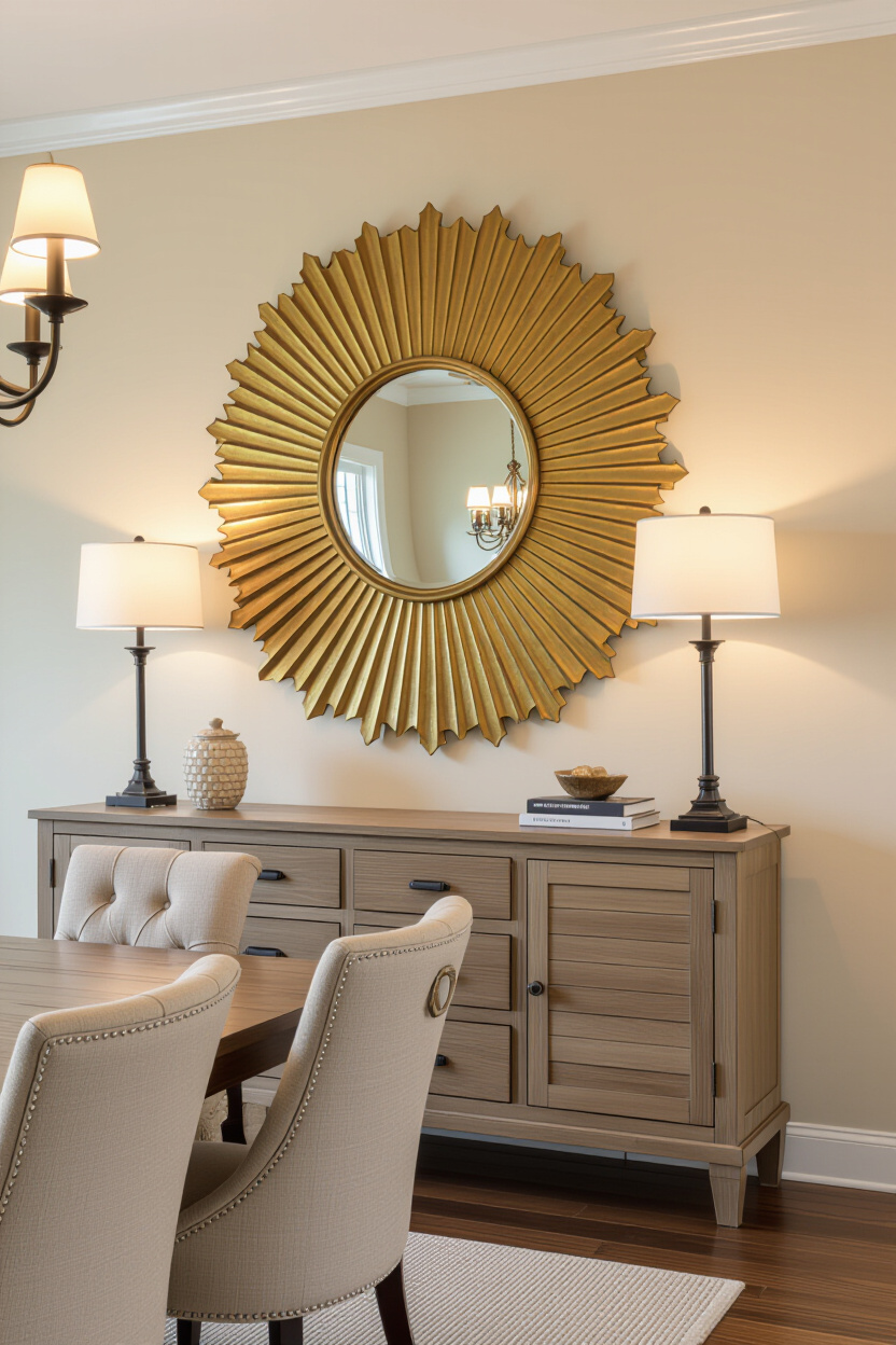 The Elegance of Sunburst Mirror Wall Decor