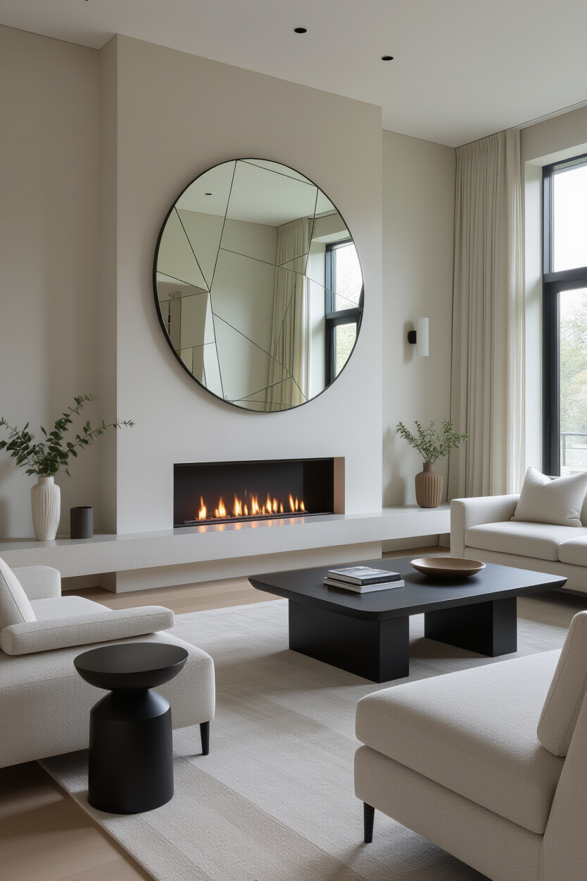Transform Your Living Space with Modern Living-Room Mirrors