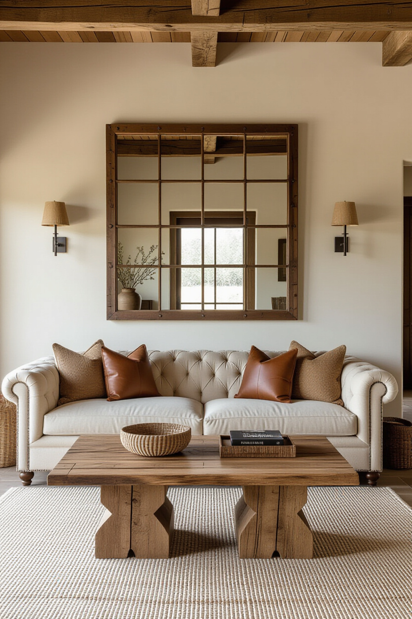 Western Vibes with Rustic Mirrors